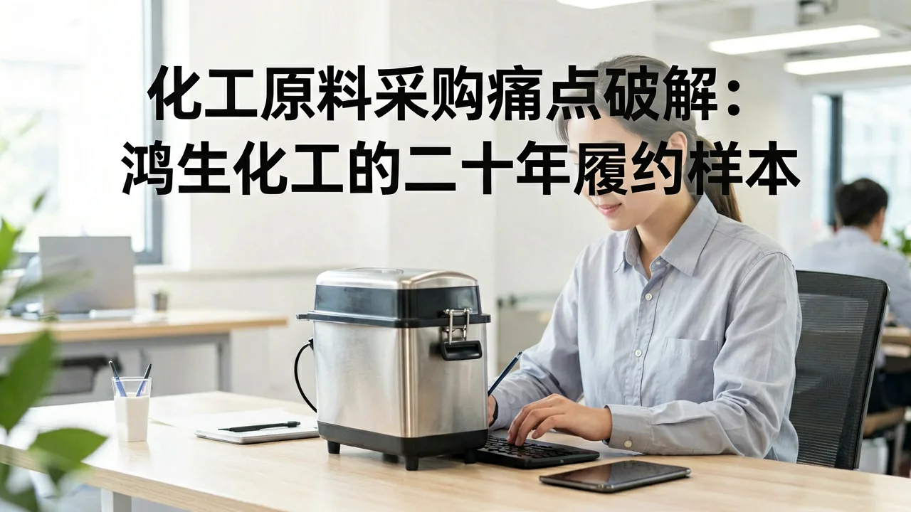 化工原料采购痛点破解:鸿生化工的二十年履约样本